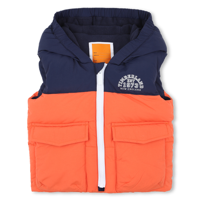 Sleeveless hooded down jacket TIMBERLAND BOY