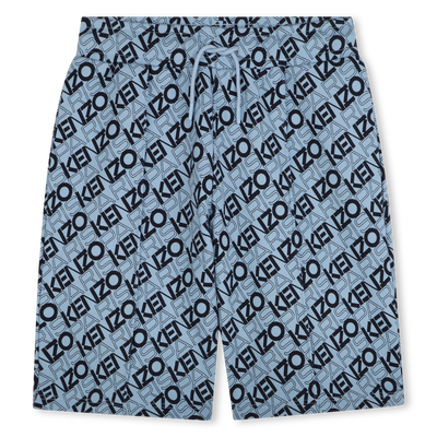 Printed Bermuda jogging shorts KENZO KIDS BOY