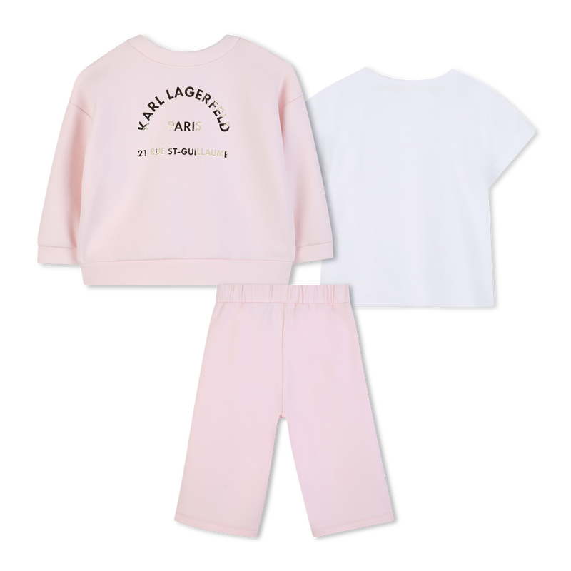 JOGGER SET KARL LAGERFELD KIDS 
                        GIRL