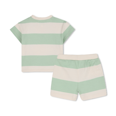 T-SHIRT AND BERMUDA SHORTS SET KENZO KIDS BOY