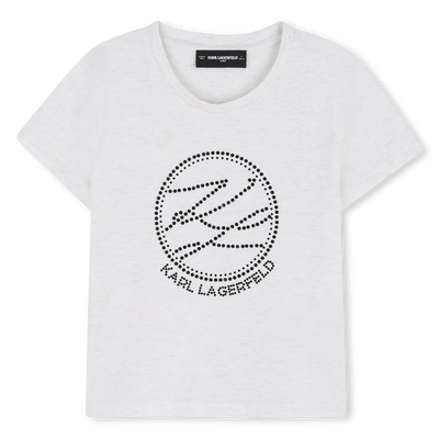 SHORT SLEEVE T-SHIRT KARL LAGERFELD KIDS GIRL