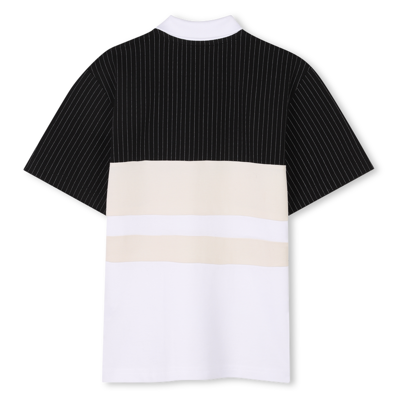 Contrasting-panel polo shirt BOSS 
                        BOY