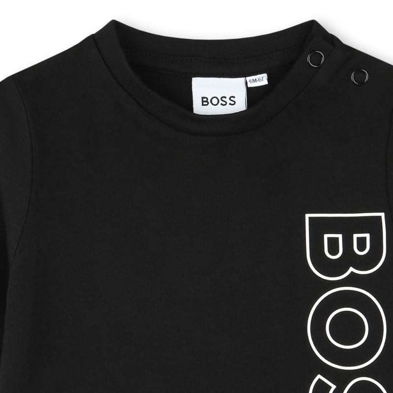 Cotton T-shirt with logo BOSS 
                        BOY