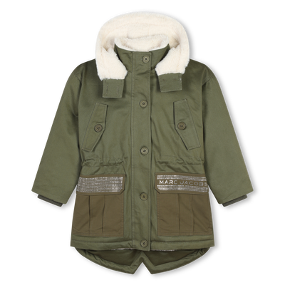 Hooded parka with pockets MARC JACOBS GIRL