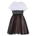 Short sleeve party dress KARL LAGERFELD KIDS 
                    GIRL