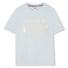 Short-sleeved T-shirt, PALE BLUE, hi-res