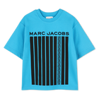 Two-tone cotton T-shirt MARC JACOBS 
                    BOY