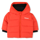 Water-repellent hooded parka, TANGELLO, hi-res