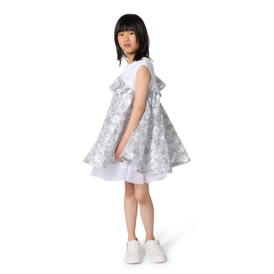 BI-MATERIAL CEREMONIAL DRESS KARL LAGERFELD KIDS GIRL