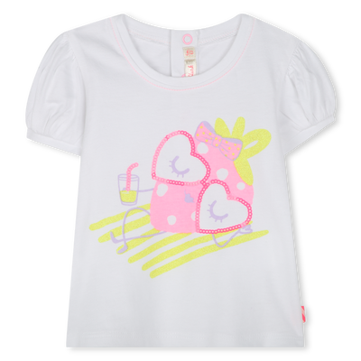 Short-sleeved cotton T-shirt BILLIEBLUSH GIRL