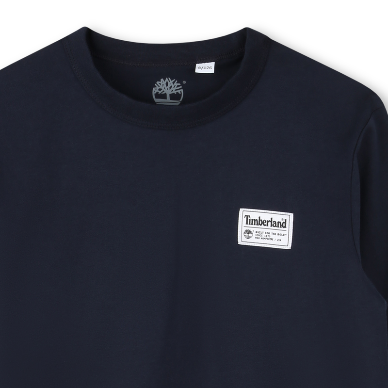 Plain T-shirt with label TIMBERLAND 
                        BOY