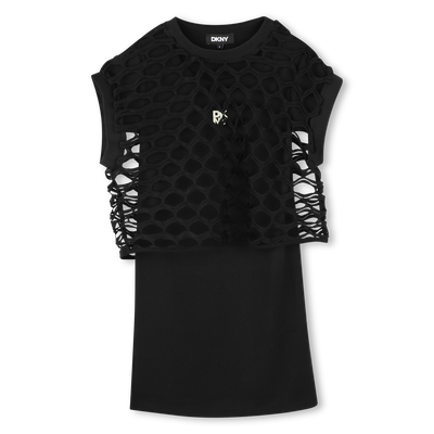 2-in-1 short-sleeved dress DKNY GIRL