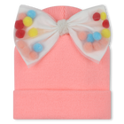 Bow and pompom hat BILLIEBLUSH 
                    GIRL