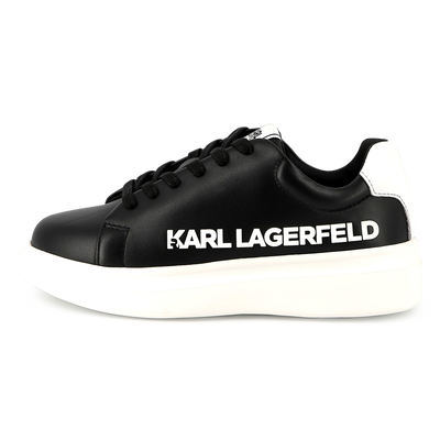 Lace-up leather trainers KARL LAGERFELD KIDS UNISEX