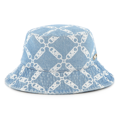 Illustrated denim bucket hat MICHAEL KORS GIRL