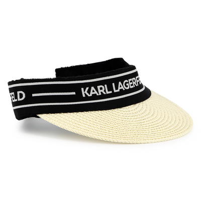 Elasticated visor KARL LAGERFELD KIDS GIRL