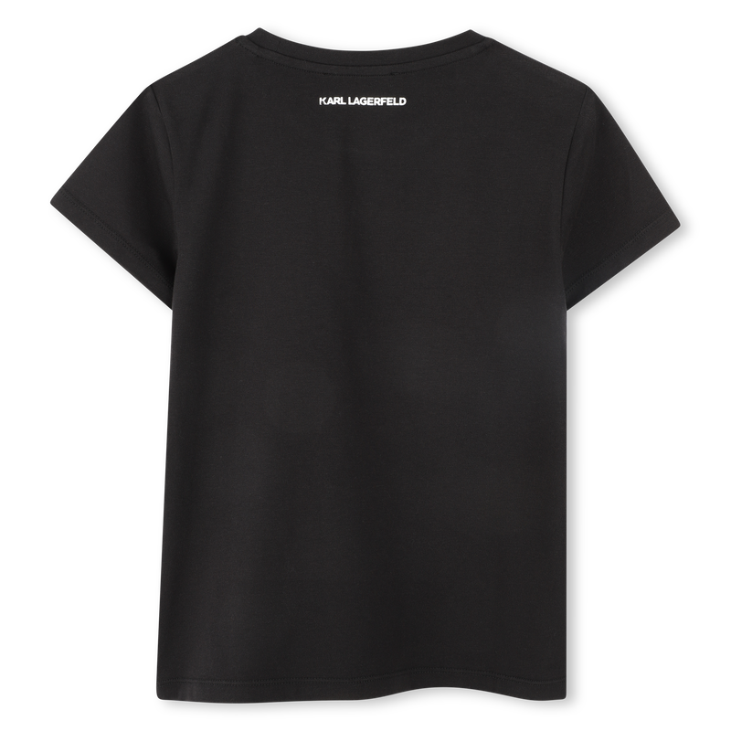 Short-sleeved T-shirt KARL LAGERFELD KIDS 
                        GIRL
