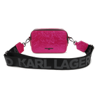 Crinkle coated textile handbag KARL LAGERFELD KIDS 
                    GIRL