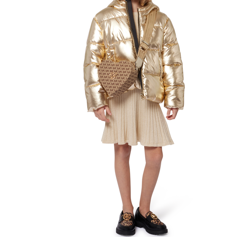 Hooded puffer jacket MICHAEL KORS 
                        GIRL