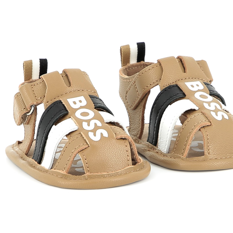 Hook-and-loop strap sandals BOSS 
                        BOY