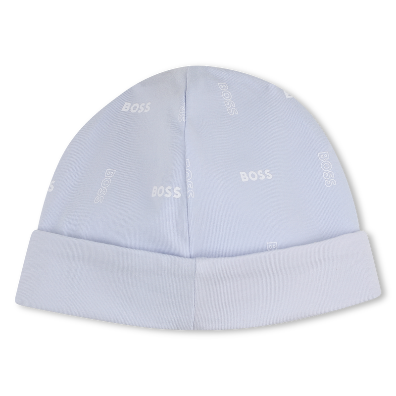 PAJAMA SET + BIB + BEANIE BOSS 
                        BOY