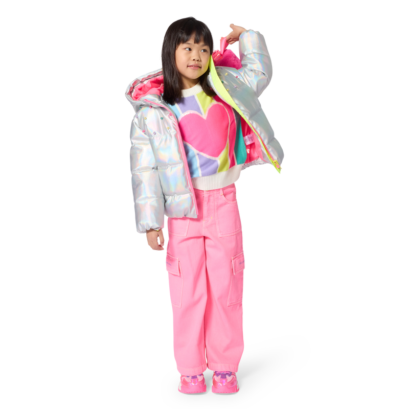 Hooded down jacket BILLIEBLUSH 
                        GIRL