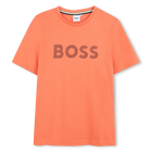 Short-sleeved cotton T-shirt BOSS 
                    BOY