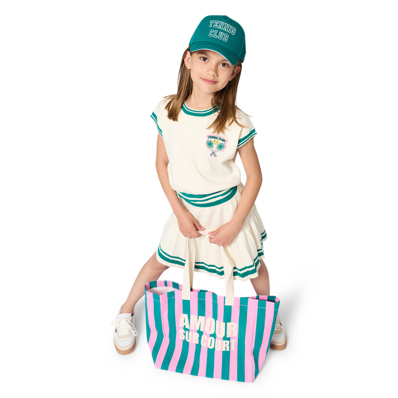 COTTON TOTE BAG KIDS AROUND 
                        GIRL