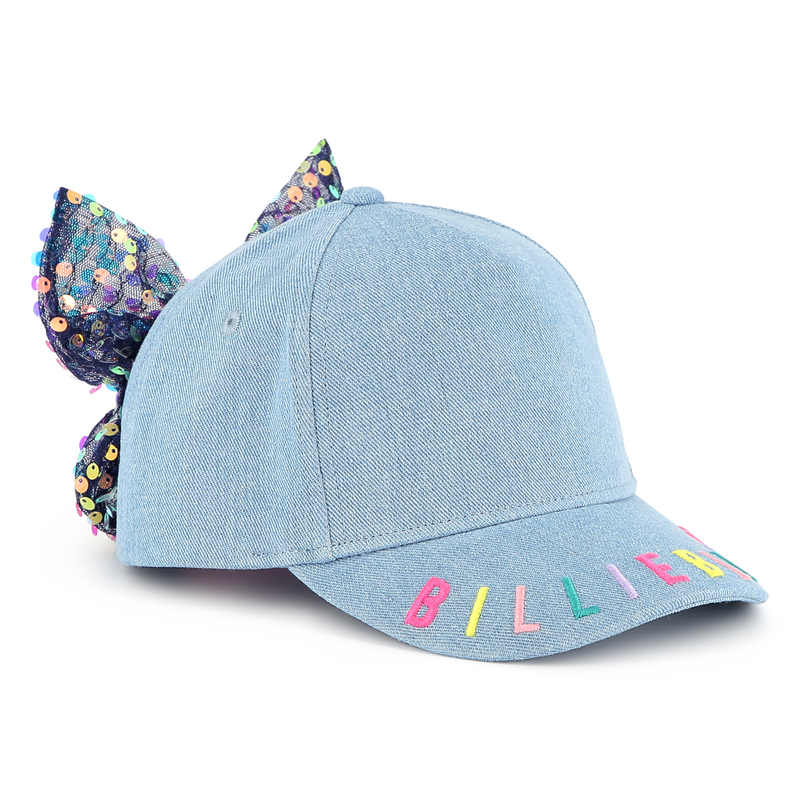 Denim baseball cap with bow BILLIEBLUSH 
                        GIRL