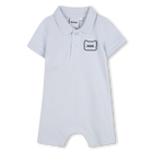 Button playsuit, PALE BLUE, hi-res