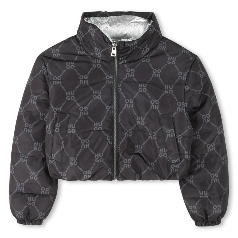 Reversible cropped puffer HUGO 
                        GIRL
