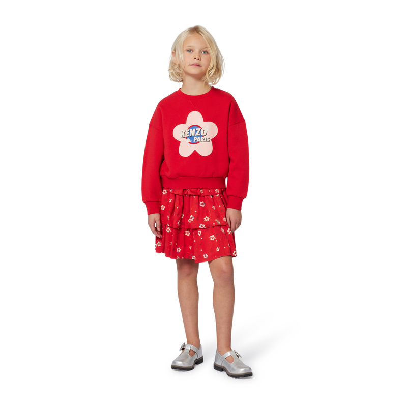 Unbrushed fleece sweatshirt KENZO KIDS 
                        GIRL