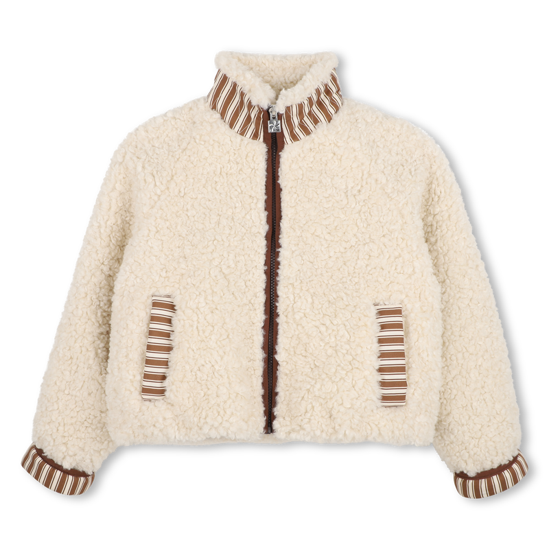 Fleece jacket KIDS AROUND 
                        GIRL