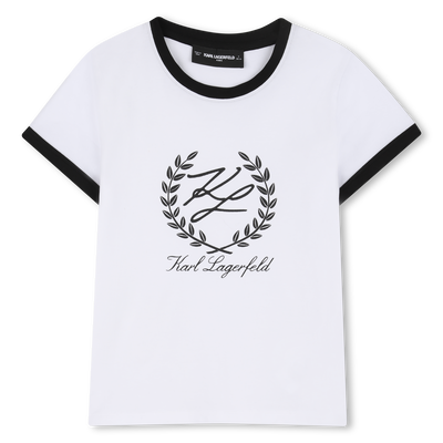 SHORT SLEEVE T-SHIRT KARL LAGERFELD KIDS GIRL