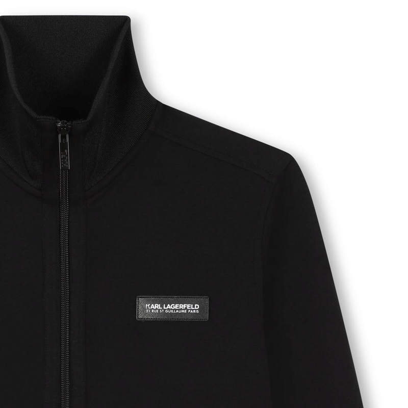 Zip-up jogging cardigan KARL LAGERFELD KIDS 
                        BOY