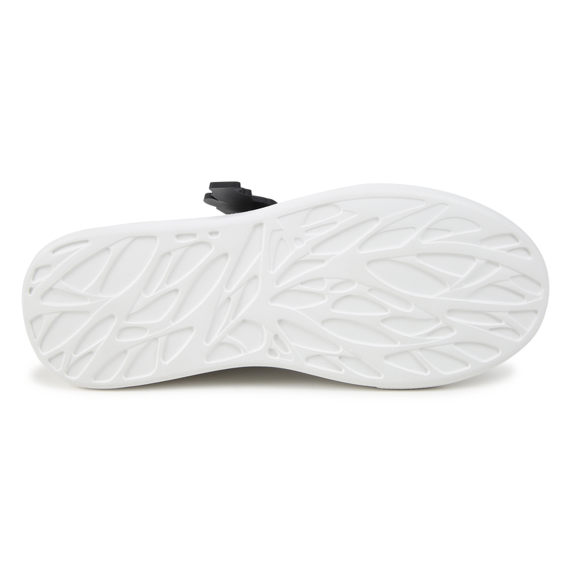 Leather lace-up trainers KARL LAGERFELD KIDS 
                        BOY