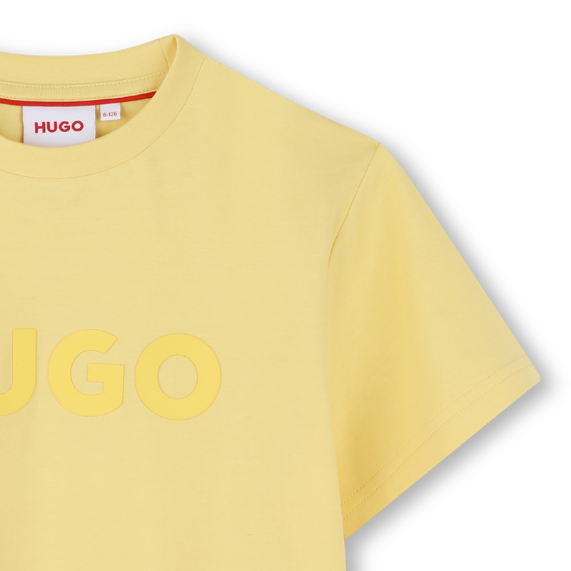 Short-sleeved cotton T-shirt HUGO 
                        BOY