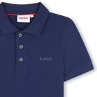 Short-sleeved piqu&eacute; polo shirt HUGO 
                    BOY