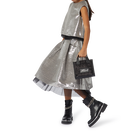 Metallic midi skirt KARL LAGERFELD KIDS 
                    GIRL