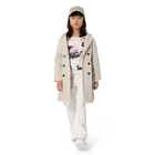Lined trench coat KARL LAGERFELD KIDS 
                    GIRL