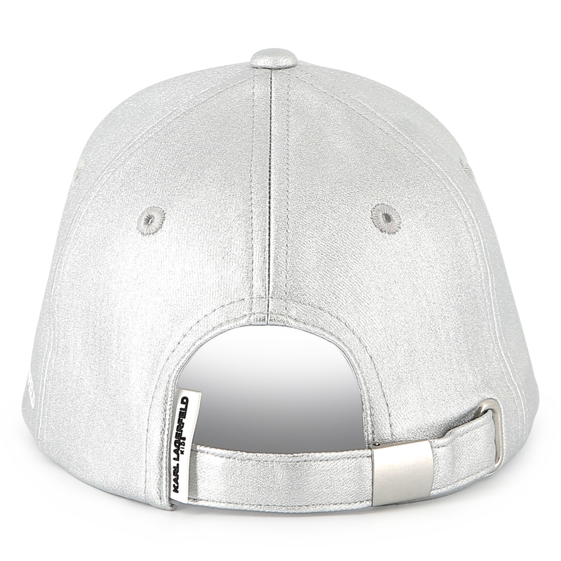 Adjustable cap with badge KARL LAGERFELD KIDS 
                        GIRL