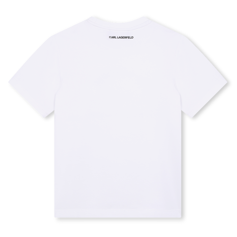 T-shirt with print KARL LAGERFELD KIDS 
                        GIRL