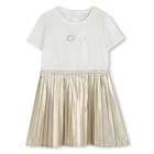 Bi-material formal dress MICHAEL KORS 
                    GIRL