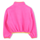 Cardigan in plush fabric BILLIEBLUSH 
                    GIRL
