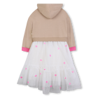 Bi-material dress BILLIEBLUSH 
                    GIRL