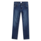 5-pocket denim pants, STONE PULVERISATION, hi-res