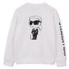 Printed sweatshirt KARL LAGERFELD KIDS 
                    BOY