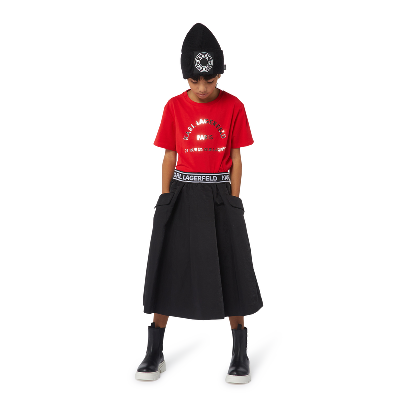 Leather ankle boots KARL LAGERFELD KIDS 
                        GIRL