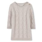 Knitted dress with cables MICHAEL KORS 
                    GIRL