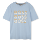 Short-sleeved cotton T-shirt BOSS 
                    BOY